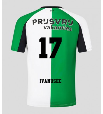 Feyenoord Luka Ivanusec #17 Tercera Equipación 2024-25 Manga Corta